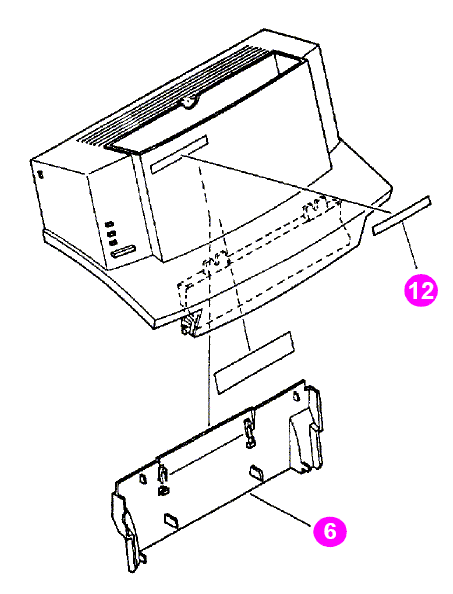 Принтер HP LJ-5L. Крышка