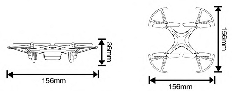 Инструкция для квадрокоптера 
Syma X13 описывает работу с источником питания