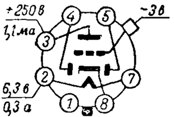 Двойной диод-триод 6Г7