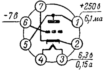 Высокочастотный триод 6С1П