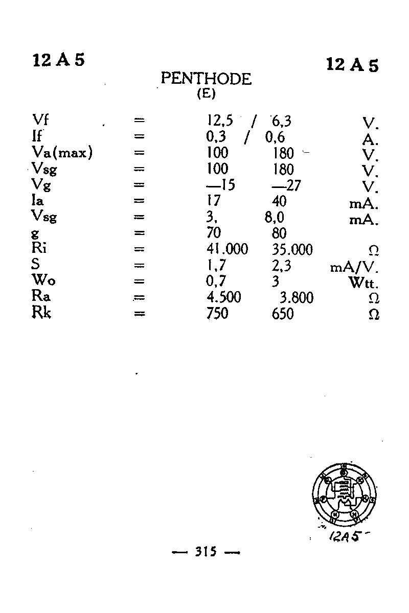 Пентод 12a5