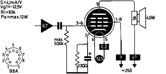 Пентод 12AB5