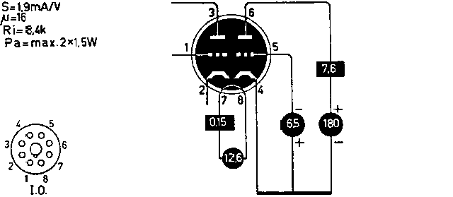 Двойной триод 12AH&