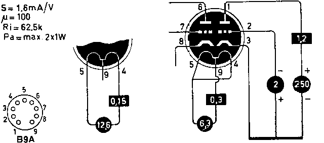 Двойной триод 12AX7